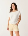 Carve Designs Phoebe Sweater Top In White