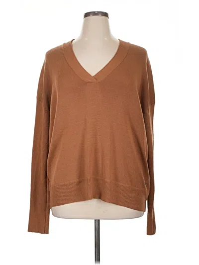 Pre-owned Carve Designs Pullover Sweater In Brown