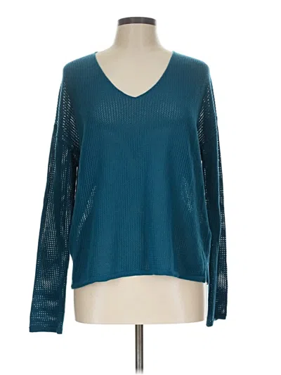 Pre-owned Carve Designs Pullover Sweater In Teal