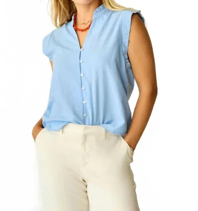 Carve Designs Reagan Top In Sky Blue