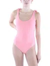 Carve Designs Sandhaven 1pc Womens Ribbed Nylon One-piece Swimsuit In Multi