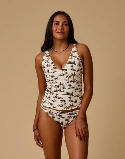 Carve Designs Serenity Compression Tankini In Brown