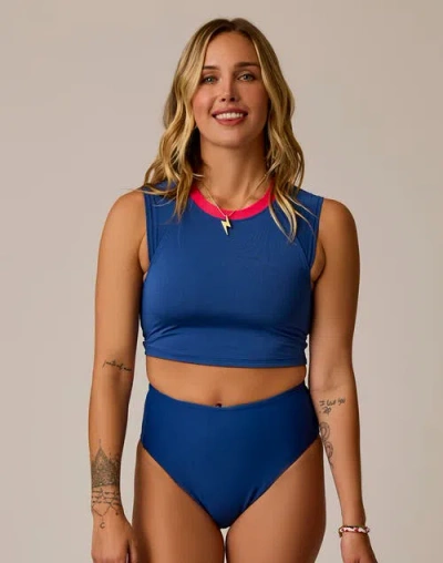 Carve Designs Shoreline Top In Blue