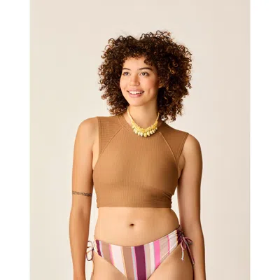 Carve Designs Shoreline Top D-dd Cup In Brown