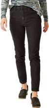 Carve Designs Skyler Skinny Cord Jean In Black In Black