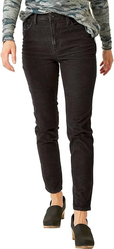 Carve Designs Skyler Skinny Cord Jean In Black