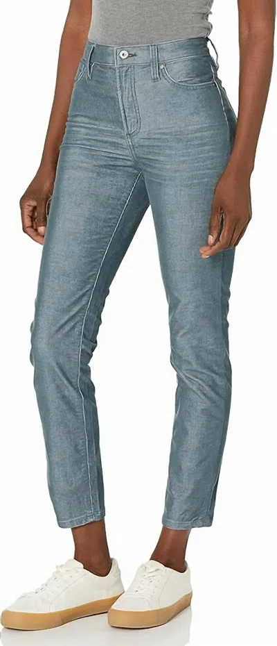 Carve Designs Skyler Skinny Cord Jean In Slate In Blue