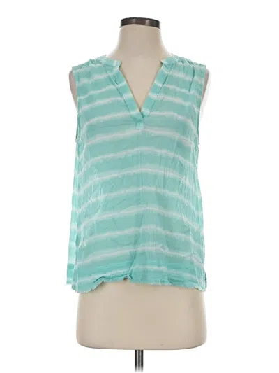 Pre-owned Carve Designs Sleeveless Blouse In Blue