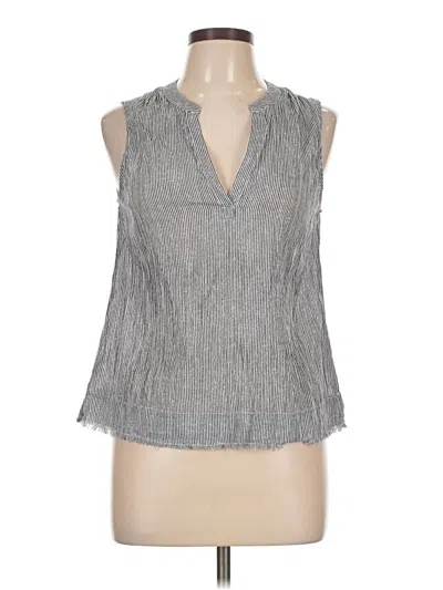Pre-owned Carve Designs Sleeveless Blouse In Gray