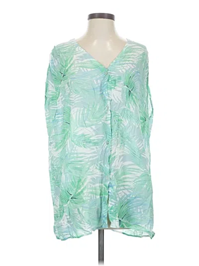 Pre-owned Carve Designs Sleeveless Blouse In Green