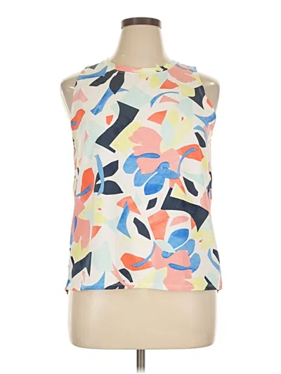 Pre-owned Carve Designs Sleeveless Blouse In Ivory