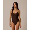 Carve Designs Sol Compression One Piece Dd Cup In Pattern