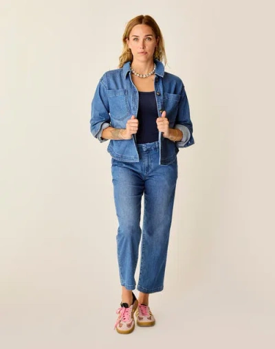 Carve Designs Spencer Straight Leg In Blue
