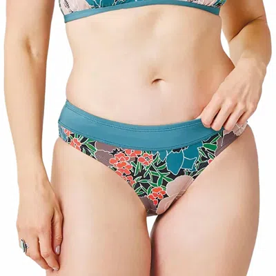 Carve Designs Stinson Bikini Bottom Pants In Jardin In Multi
