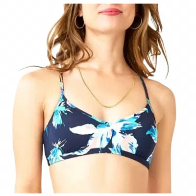 Carve Designs Stinson Bikini Top In Stargazer In Blue
