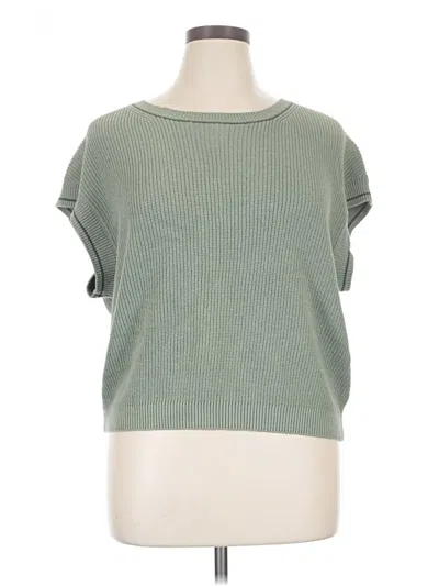 Pre-owned Carve Designs Sweater Vest In Green