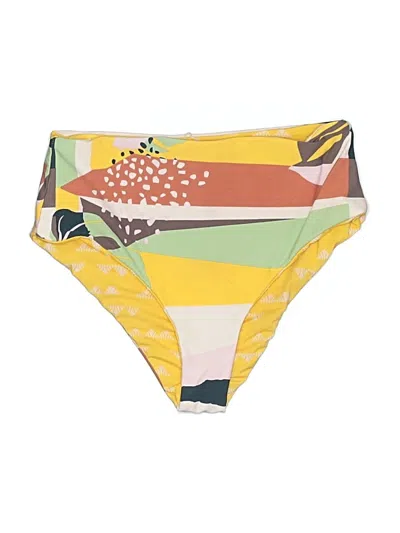 Pre-owned Carve Designs Swimsuit Bottoms In Yellow