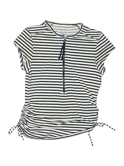 Pre-owned Carve Designs Swimsuit Top Blue Swimwear