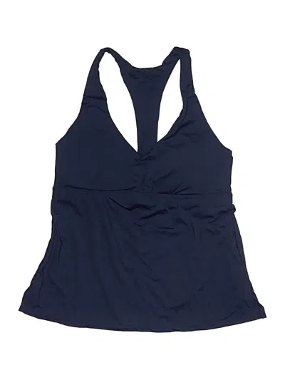 Pre-owned Carve Designs Swimsuit Top Blue Swimwear