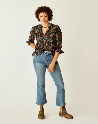 Carve Designs Sylvie Crop Flare In Multi