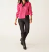 Carve Designs Tatum Top In Raspberry In Pink