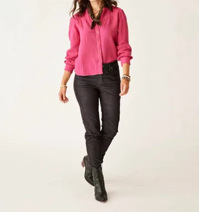 Carve Designs Tatum Top In Raspberry In Pink