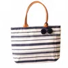 Carve Designs Treasure Tote Bag In Navy Beach Stripe In Multi