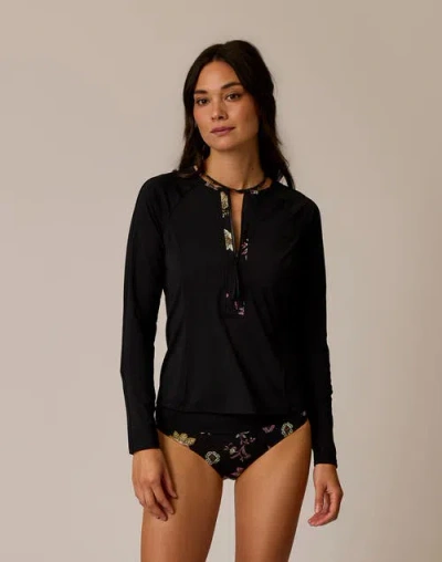 Carve Designs Trestle Sunshirt In Black