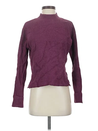 Pre-owned Carve Designs Turtleneck Sweater In Purple
