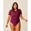 Carve Designs Vega Rib Tee In Pink