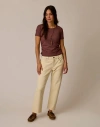 Carve Designs Vega Rib Tee 2.0 In Multi