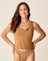 Carve Designs Vida Notchneck Tankini In Brown
