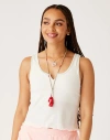 Carve Designs Vida Notchneck Tankini In White