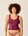 Carve Designs Vida Notchneck Tankini In Red