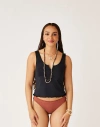 Carve Designs Vida Notchneck Tankini In Black