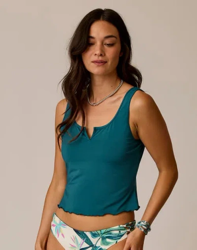 Carve Designs Vida Notchneck Tankini In Blue