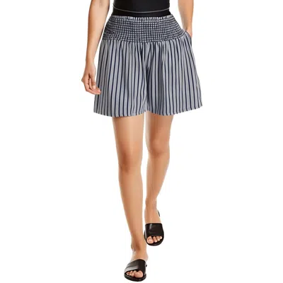 Carve Designs Womens Smocked Rayon Casual Shorts In Blue