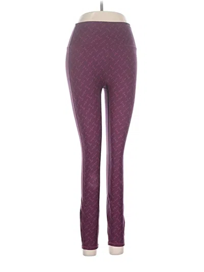 Pre-owned Carve Designs Yoga Pants In Purple