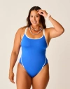 Carve Designs York One Piece D-dd Cup In Blue