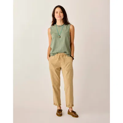 Carve Designs Zoe Twill Pant In Green