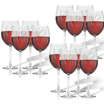 Carved Solutions 19 Oz. Stemmed Wine Glass In Clear