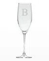 Carved Solutions Champagne Flutes, Set Of 4 In White