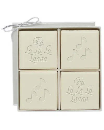 CARVED SOLUTIONS FA LA LA LA 4PC SOAP SET