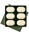 Carved Solutions Inspire Set Of 6 Aqua Mineral Monogrammed Soaps (a-z)