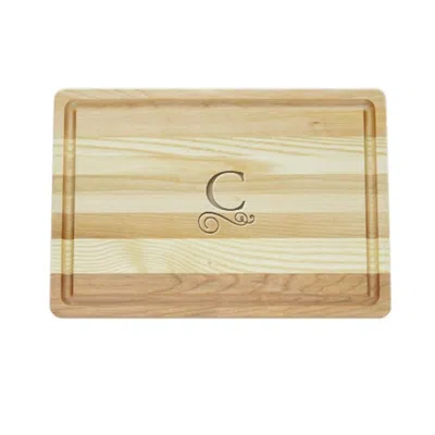 CARVED SOLUTIONS MASTER COLLECTION WOODEN CUTTING BOARD MEDIUM-PI-FLOURISH-Z