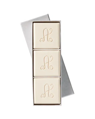 CARVED SOLUTIONS CARVED SOLUTIONS MINI HOSTESS SET OF 3 MONOGRAMMED GUEST BARS, (A-Z)