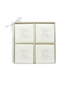 Carved Solutions Monogrammed Set Of 4 Soap Bars, (a-z)