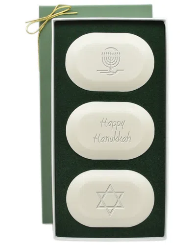 CARVED SOLUTIONS ORIGINAL TRIO HANUKKAH 3PC SOAP SET