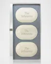 Carved Solutions Personalized Original Soap Trio - Name Or Phrase In White