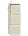 Carved Solutions Set Of 3 Soap Bars With Custom Initial